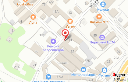 Магазин мотозапчастей в Перми на карте