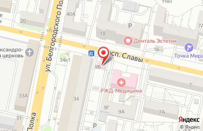 Магазин продуктов в Белгороде на карте