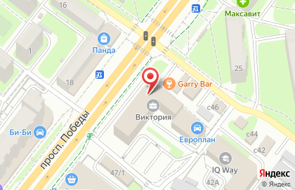 Интернет-магазин Quke.ru на проспекте Победы на карте