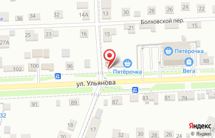 Магазин мягких игрушек на улице Ульянова на карте