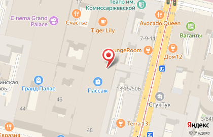 Radix на Невском проспекте на карте