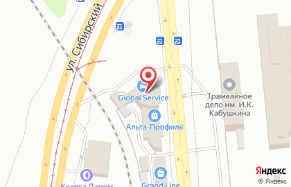 Торговый дом Прайд на улице Журналистов на карте