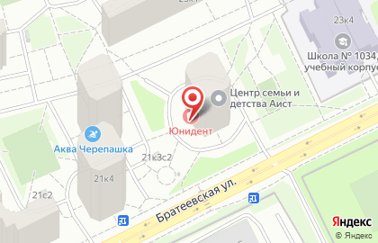 Комфорт сервис на Братеевской улице на карте