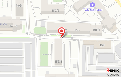 Ресторан Квадрат в Октябрьском районе на карте