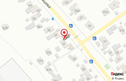 Продуктовый магазин на ул. Мереняшева, 32 на карте