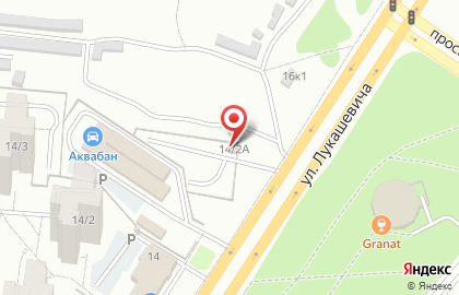 Автостоянка в Омске на карте