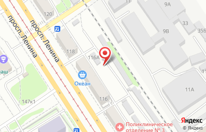 ТЕЛЕГА на проспекте Ленина на карте