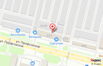 Автомагазин в Сургуте на карте