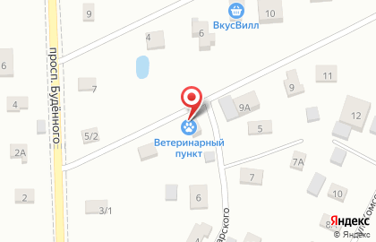Ветеринарная станция Кировского на карте