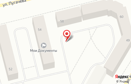 EХ на улице Пугачёва на карте