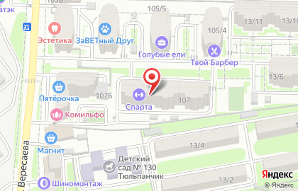 Жилой комплекс Голубые ели в Ростове-на-Дону на карте
