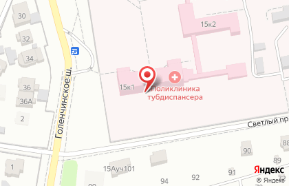 Поликлиника, Рязанский областной клинический противотуберкулезный диспансер на карте