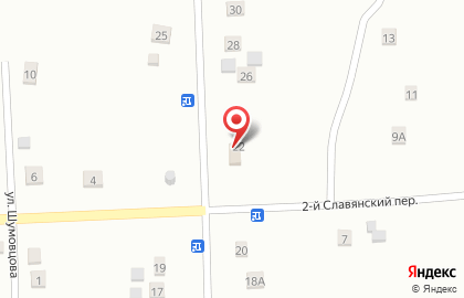 Продовольственный магазин на Славянской, 22 на карте