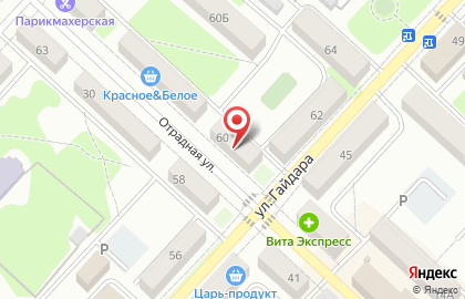 Парикмахерская Фея на улице Гайдара на карте