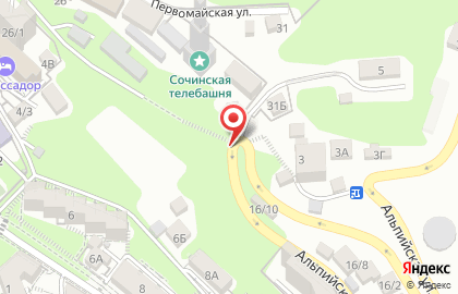 Гадалка в Сочи на карте