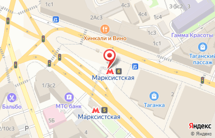 Станция Марксистская на карте
