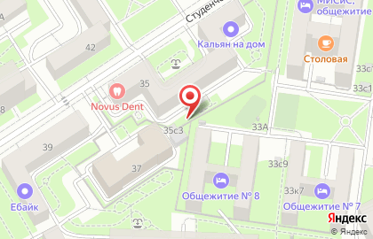 Экспоник на Студенческой улице на карте