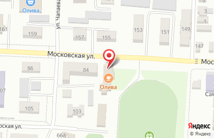Кафе Олива в Соль-Илецке на карте