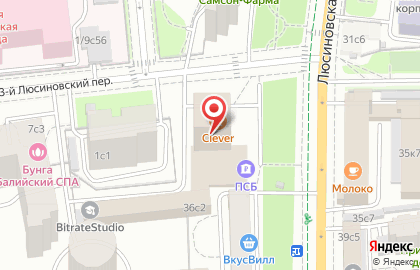 Учебный центр Академика на Люсиновской улице на карте