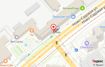 Салон еврооптики Радуга на Ново-Садовой улице на карте