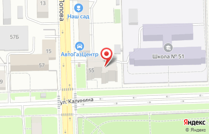 Ключ здоровья на Калинина на карте