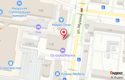 Славянка в Благовещенске на карте