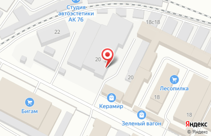 Торговая компания Точка комфорта в Кировском районе на карте