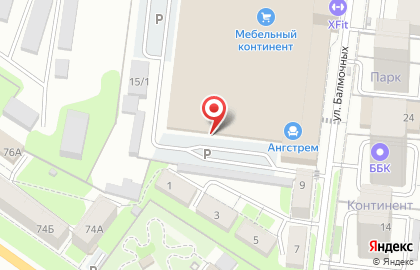 Компания Уютная мебель в Правобережном районе на карте