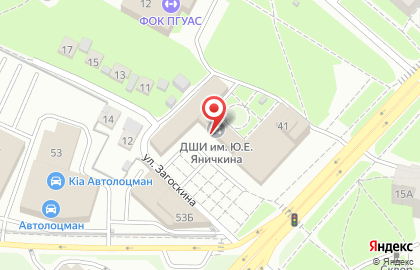 Городская библиотека №19 в Октябрьском районе на карте