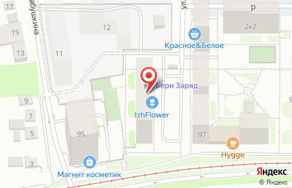 Цветочный магазин IzhFlower на карте
