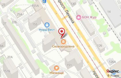 Магазин косметики и парфюмерии Парфюм Вояж на проспекте Ленина на карте
