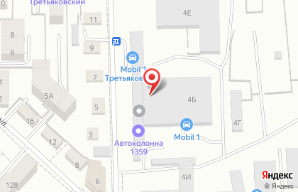 Дисконт-центр Сохо на Третьяковской улице на карте
