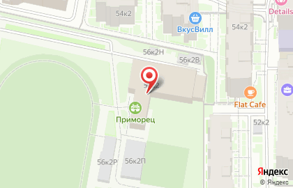 Спортивный клуб Приморец на Приморском проспекте на карте