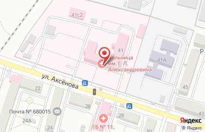 Городская клиническая больница №11 в Индустриальном районе на карте
