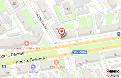 Салон красоты Love beauty на проспекте Ленина на карте
