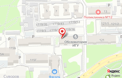 Детский сад №12 в Куйбышевском районе на карте
