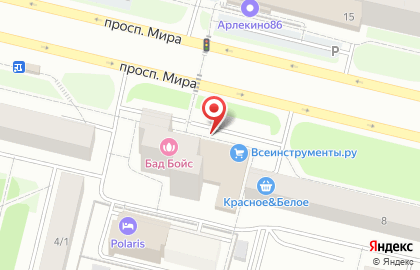 Интернет-гипермаркет товаров для строительства и ремонта ВсеИнструменты.ру в Ханты-Мансийске на карте