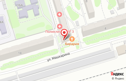 Скорая медицинская помощь на улице Машкарина на карте