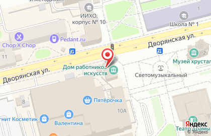 Владимирский Областной Дом работников искусств на карте