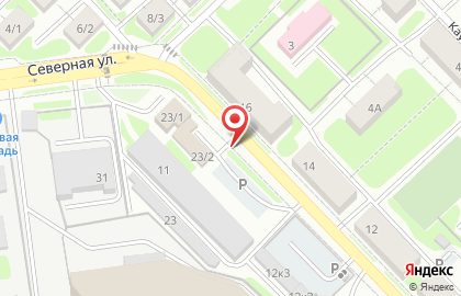 Автостоянка в Новосибирске на карте