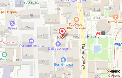 Персона Пятницкая на карте