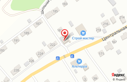Фирменная сеть Заправка на Центральной улице на карте