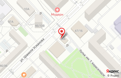 Магазин Лотос на улице Шамиля Усманова на карте