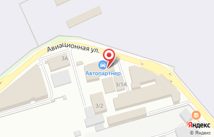 Продовольственный магазин на Авиационной улице на карте
