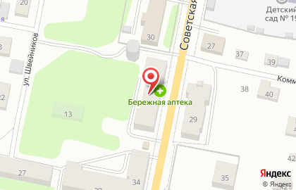 Аптека Планета Здоровья в Кизеле, на Советской улице на карте