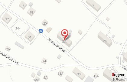 Продуктовый магазин Каларский в Ингодинском районе на карте