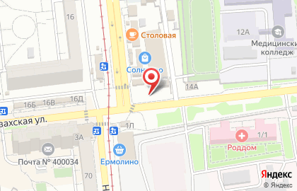Магазин овощей и фруктов на Новосибирской улице на карте