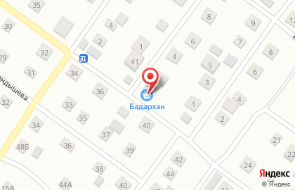 Продуктовый магазин Бадархан на карте