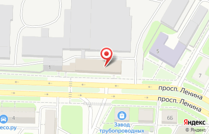 Бош Термотехника на проспекте Ленина на карте