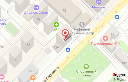 Стоматология Мега-Дент на Горького на карте